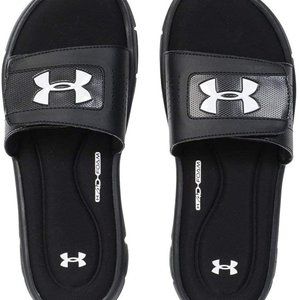 NWOT Mens Under Armour Slides Size 10